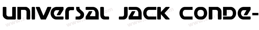 Universal Jack Conde字体转换